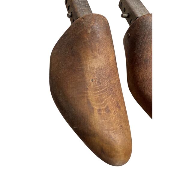 Antique Shoe Stretcher Form, Wood and Metal KUG Brand + Antique Wood Shoe Form - Picture 2 of 3